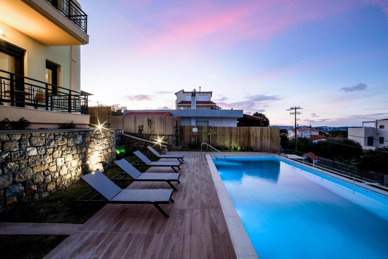 Siena Pool Villa Коскину Экстерьер фото