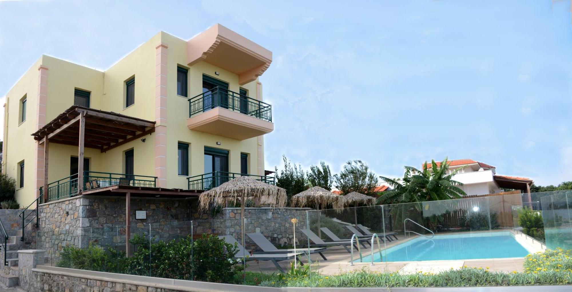 Siena Pool Villa Коскину Экстерьер фото